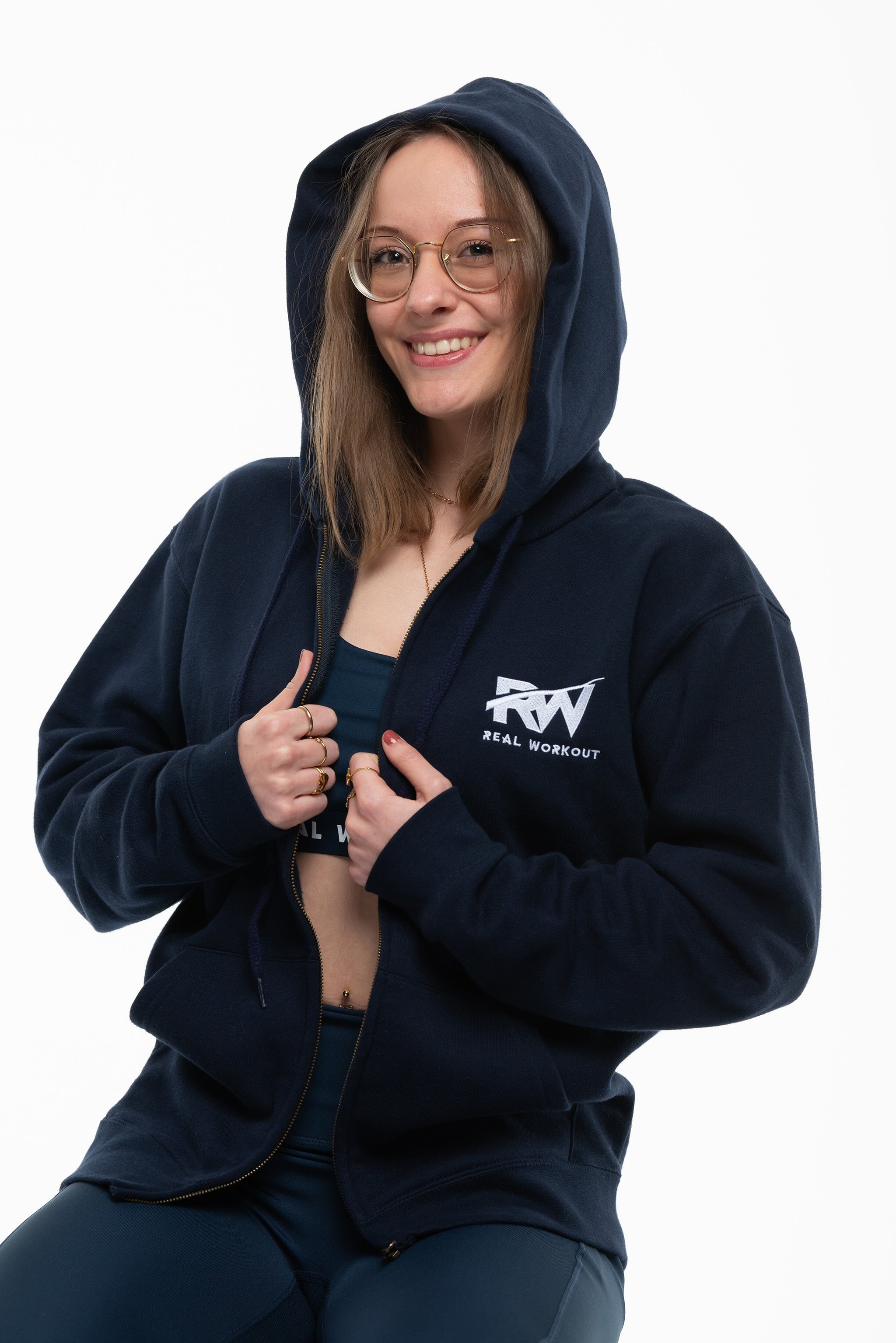 Veste à capuche Femme Real Workout