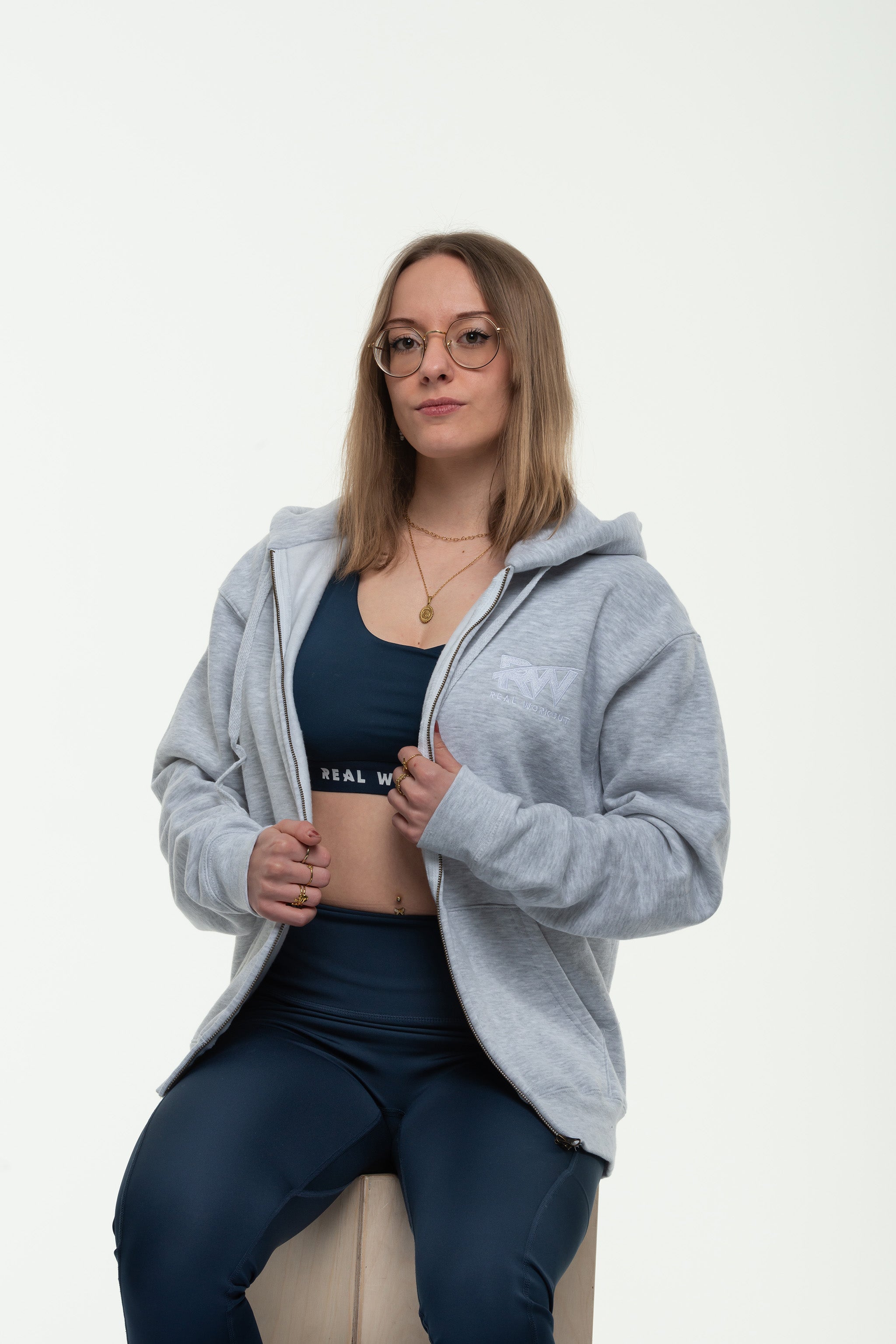 Veste à capuche Femme Real Workout