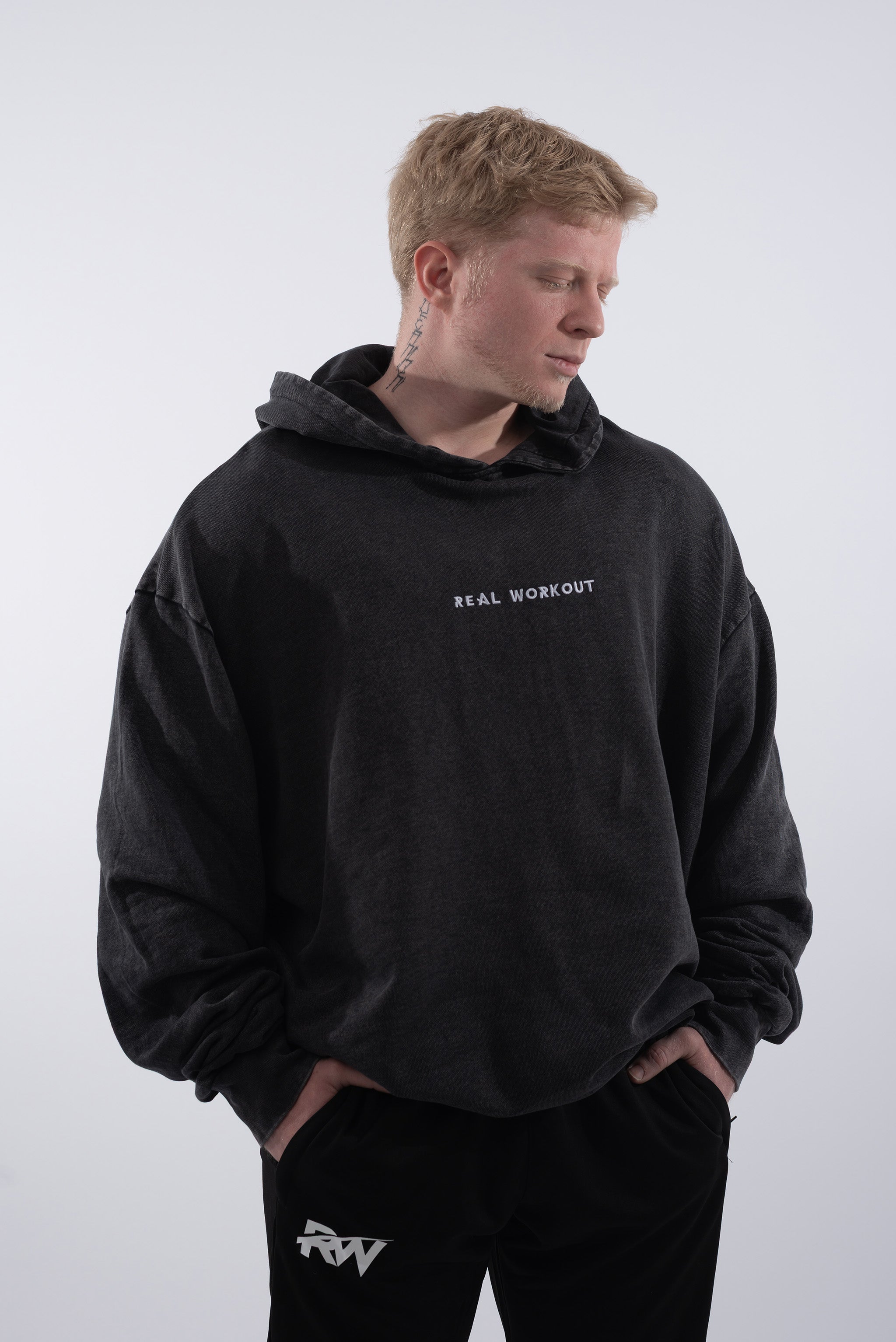 Sweat à Capuche Oversized Real Workout