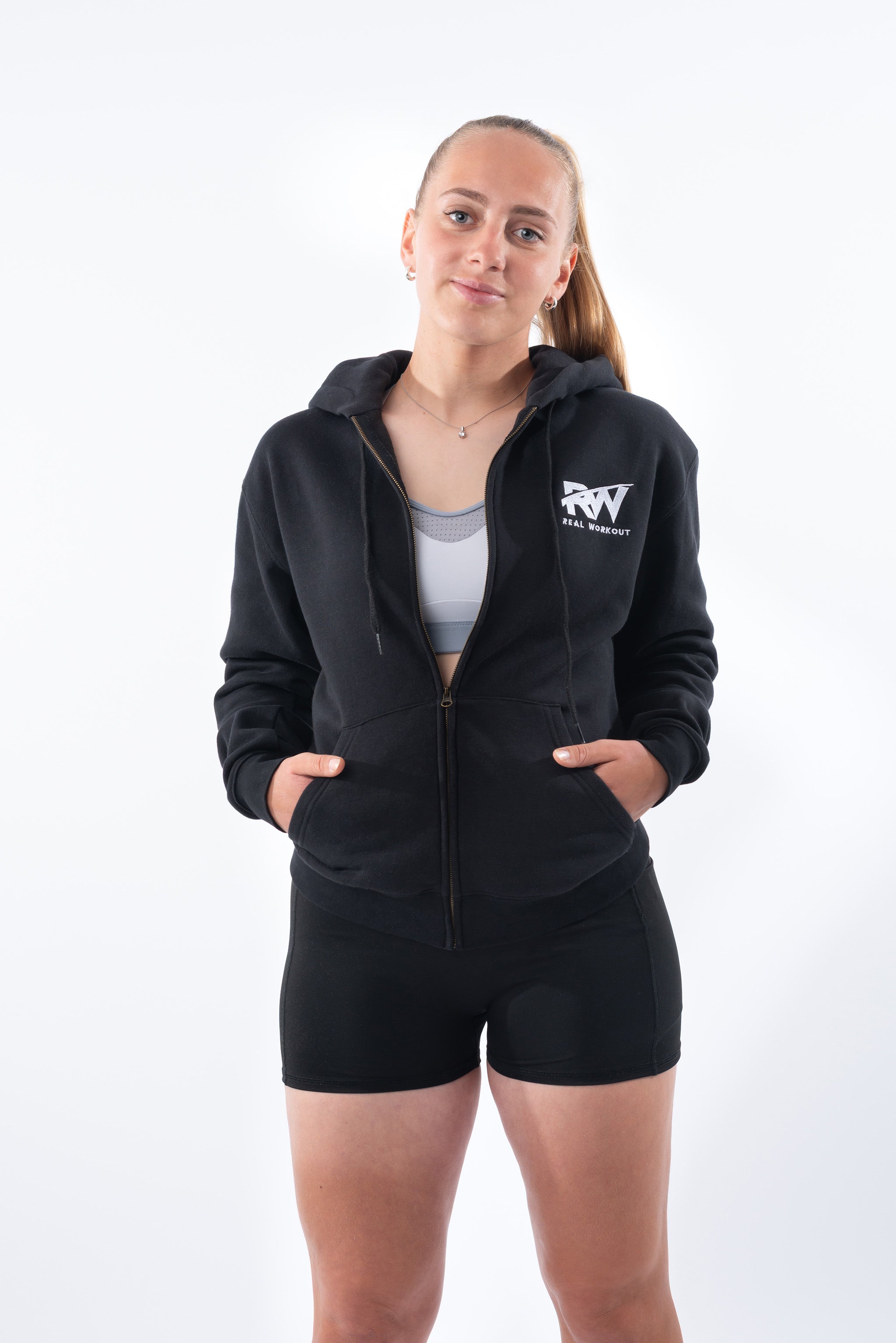 Veste à capuche Femme Real Workout